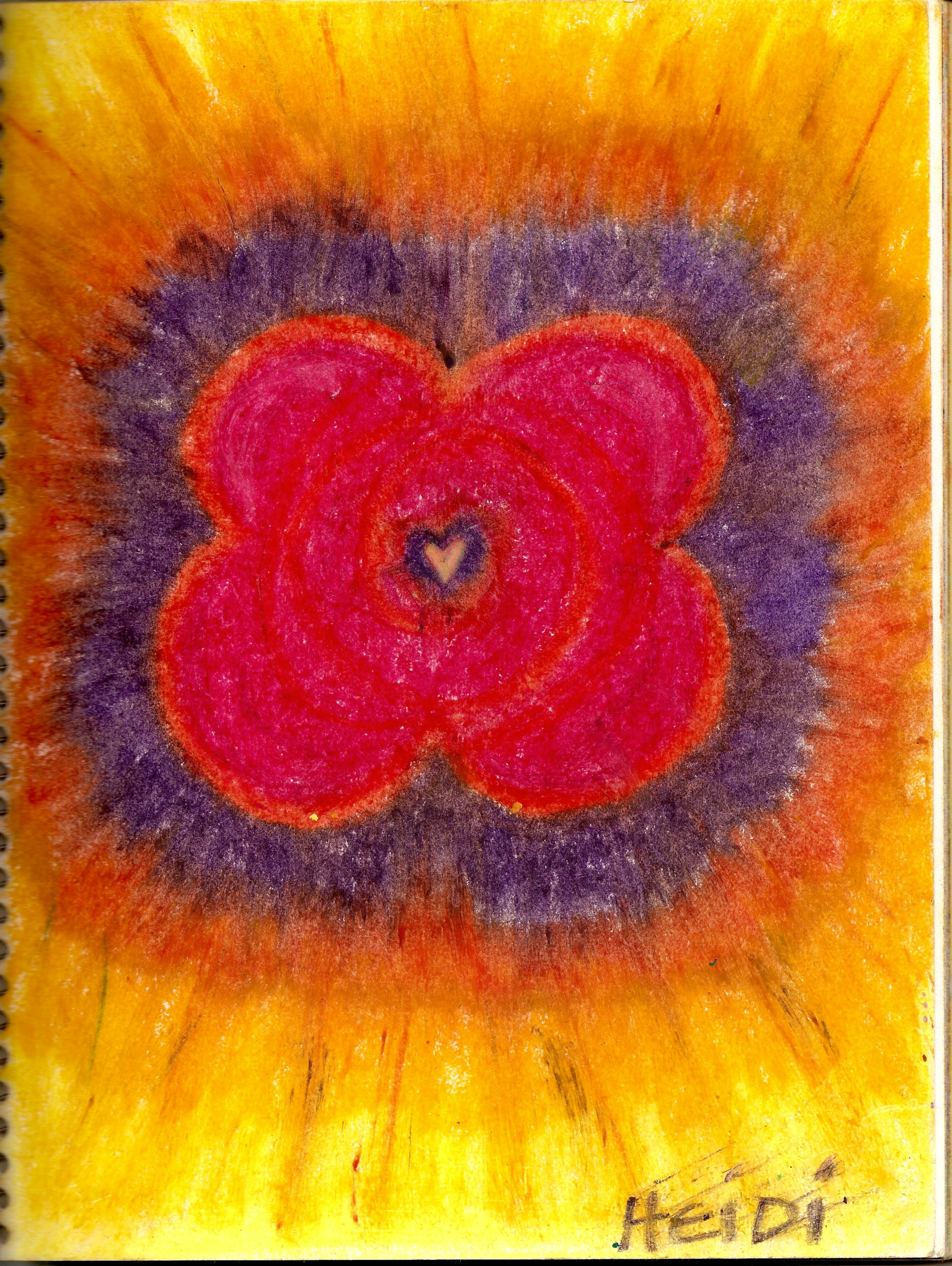 open heart chakra by Heidi Crain